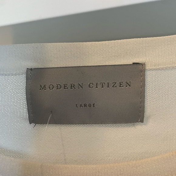 Modern Citizen white t-shirt with front tie - Picture 2 of 3